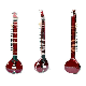 SITAR PACO RED FUSION WITH FIBERGLASS CASE GSM019