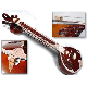 SURBAHAR BASS SITAR WITH FIBERGLASS CASE GSM025